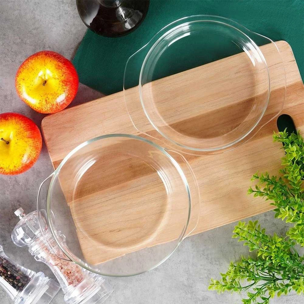 Stiklinis orkaitės indas su dangčiu 1 l + 270 ml