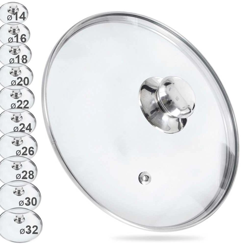 Stiklinis puodo ir keptuvės dangtis 28 cm
