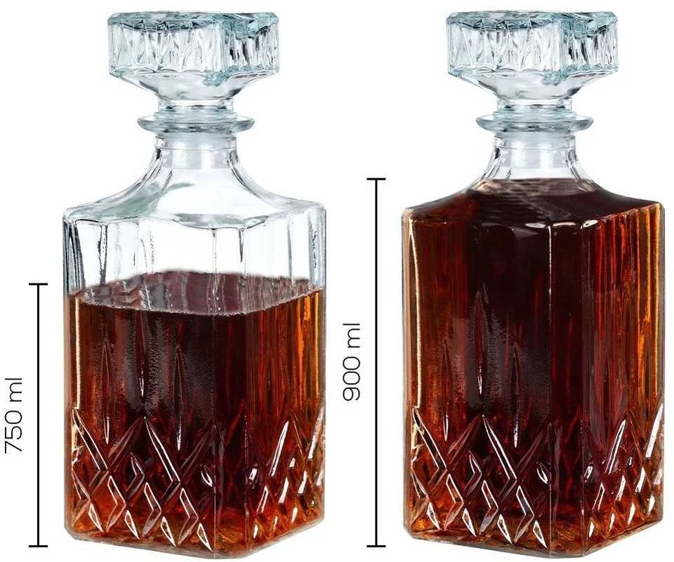 Stiklinis viskio dekanteris 900 ml