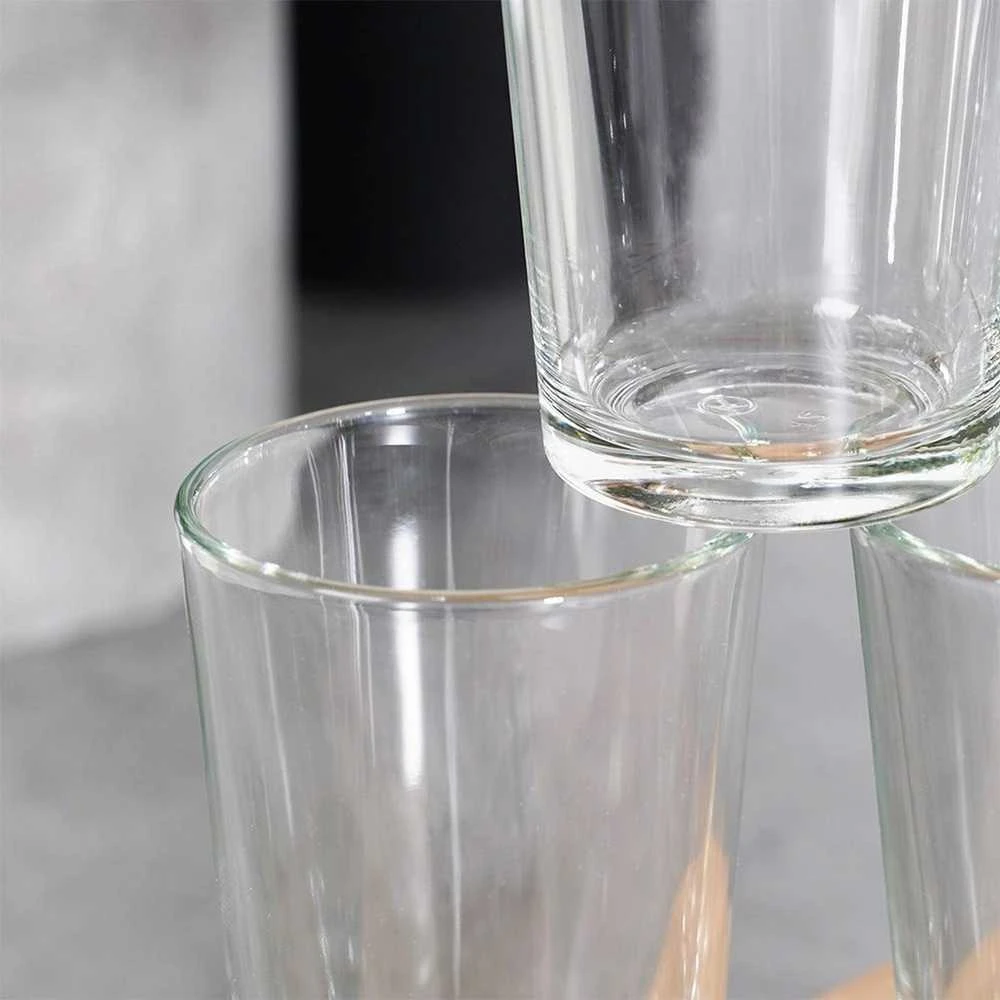 Stiklinių rinkinys, Puodeliai gėrimams, Sultys, Vanduo, VILDE, 200 ml, 6 vnt.