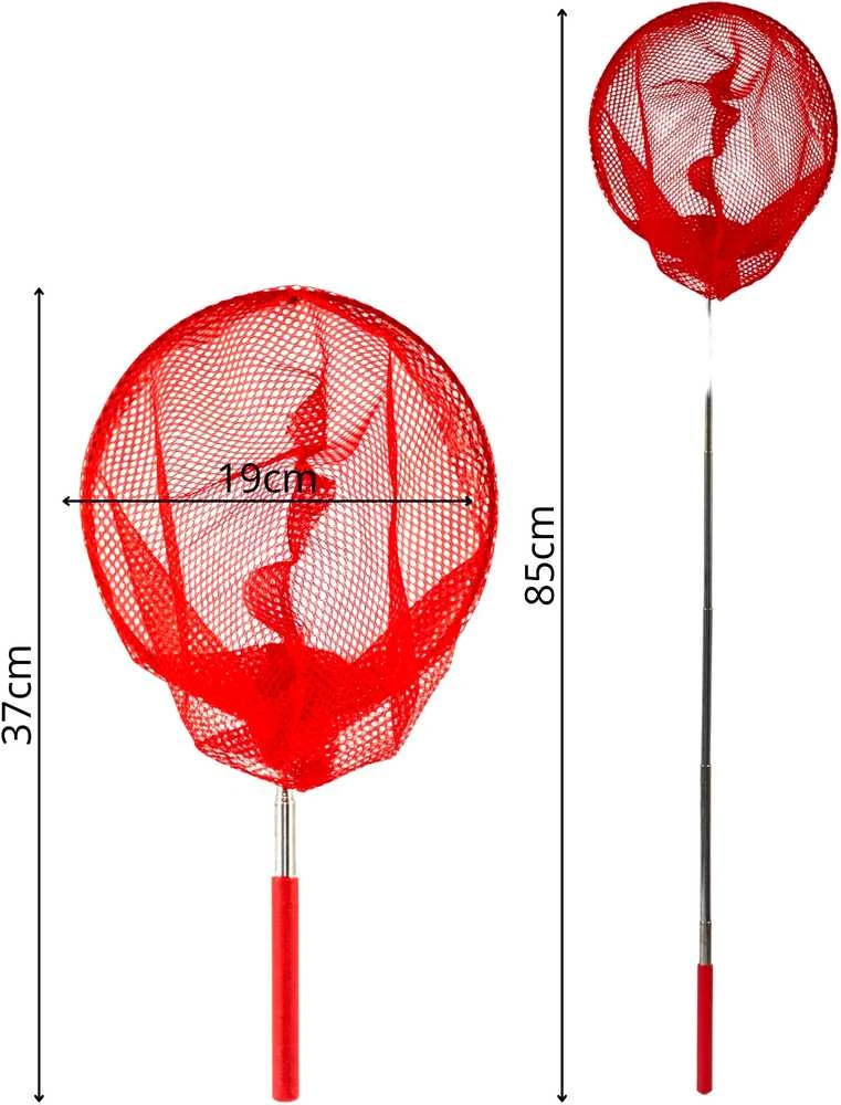 SULANKSTAMAS TELESKOPINIS 38,5-86 cm RAUDONAS DRUGELIO TINKLAS