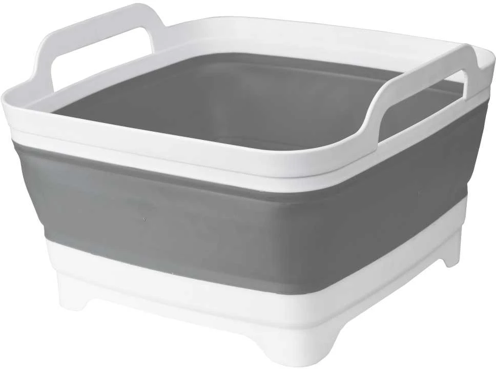 Sulankstomas dubuo su kanalizacija, balta ir pilka COMPACT