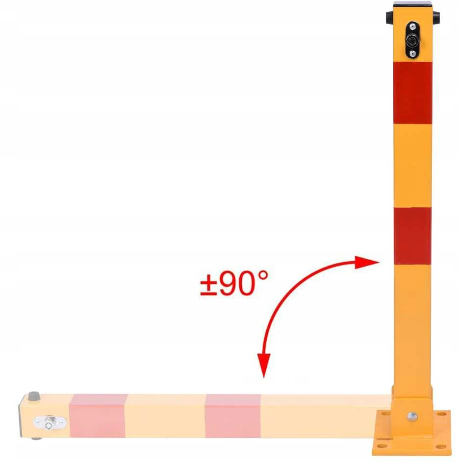 Sulankstomas parkavimo stulpas 60 cm su rakteliais