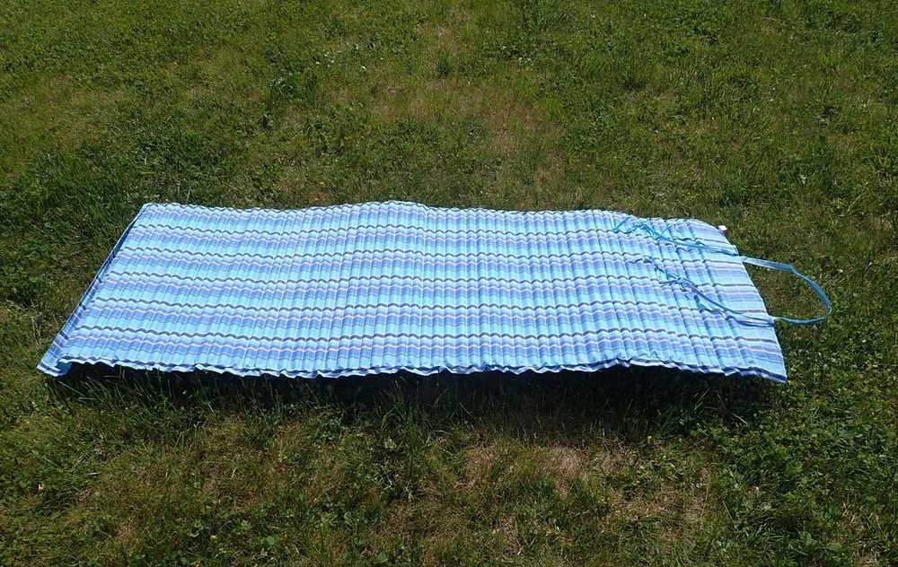 Susukamas paplūdimio šezlongas Mėlyna ACRA 170 x 55 x 1,5 cm