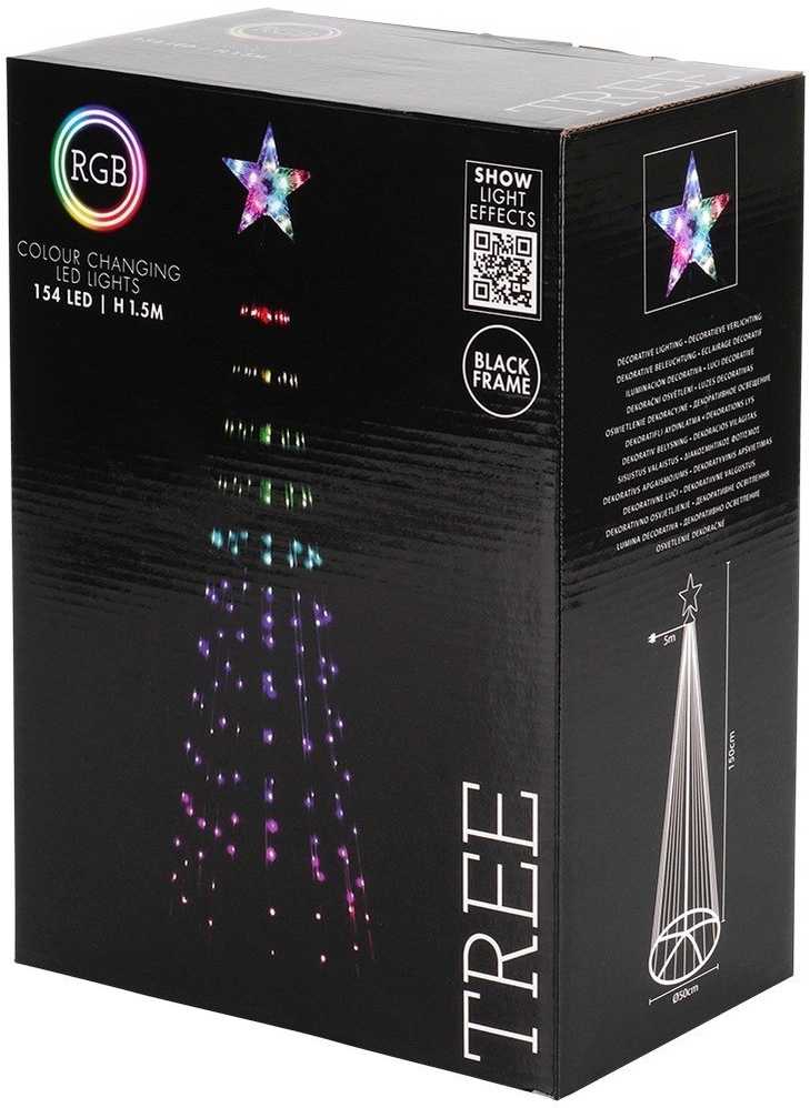 Šviečianti Kalėdų eglutė 154 LED, 150 cm