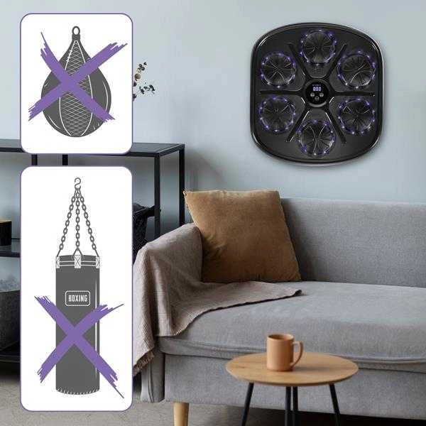 TB03 ELEKTRONINIS BLUETOOTH BOKSINGAS SU MUZIKA IR HMS PIRŠTINĖMIS