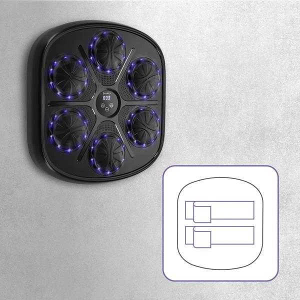 TB03 ELEKTRONINIS BLUETOOTH BOKSINGAS SU MUZIKA IR HMS PIRŠTINĖMIS