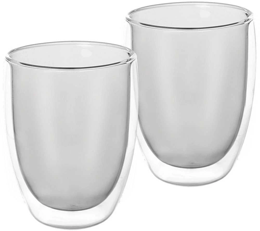 Termo stiklinės su dviguba sienele kavai latte DOUBLE 370 ml 2 vnt.