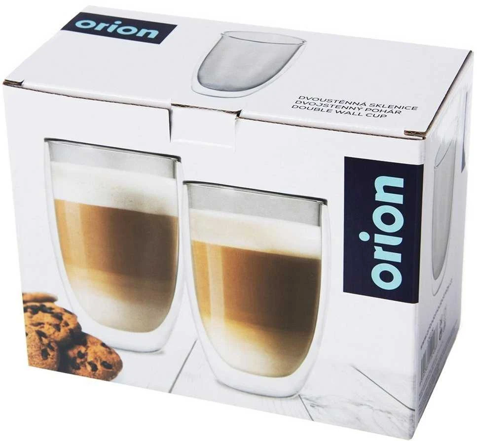Termo stiklinės su dviguba sienele kavai latte DOUBLE 460 ml 2 vnt.