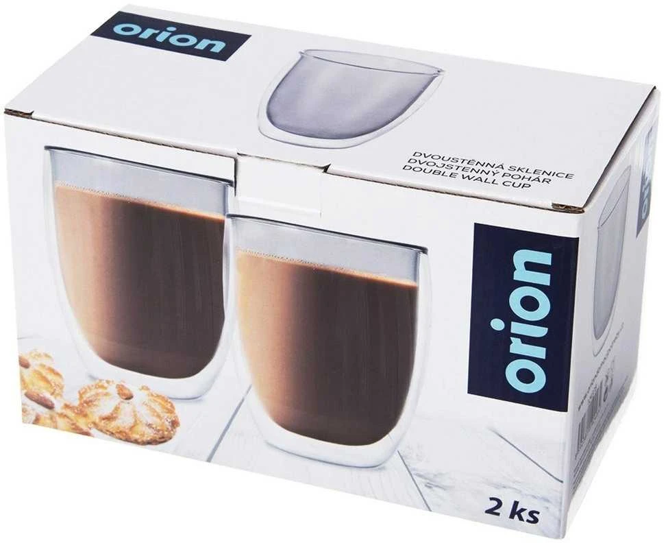 Termo stiklinės su dviguba sienele kavai latte DOUBLE 370 ml 2 vnt.