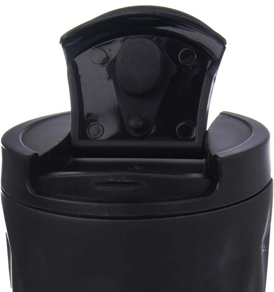 Termopuodelis, plieno termosas, 0,5 l, sandarus, juodas