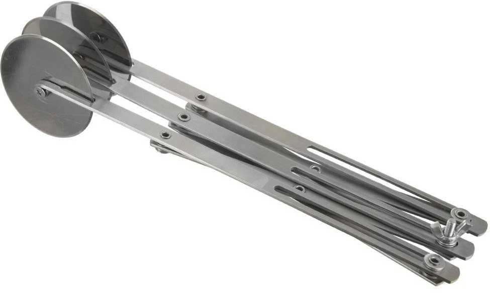 Tešlos žymeklis su 3 plieniniais peiliukais / triguba 25 cm