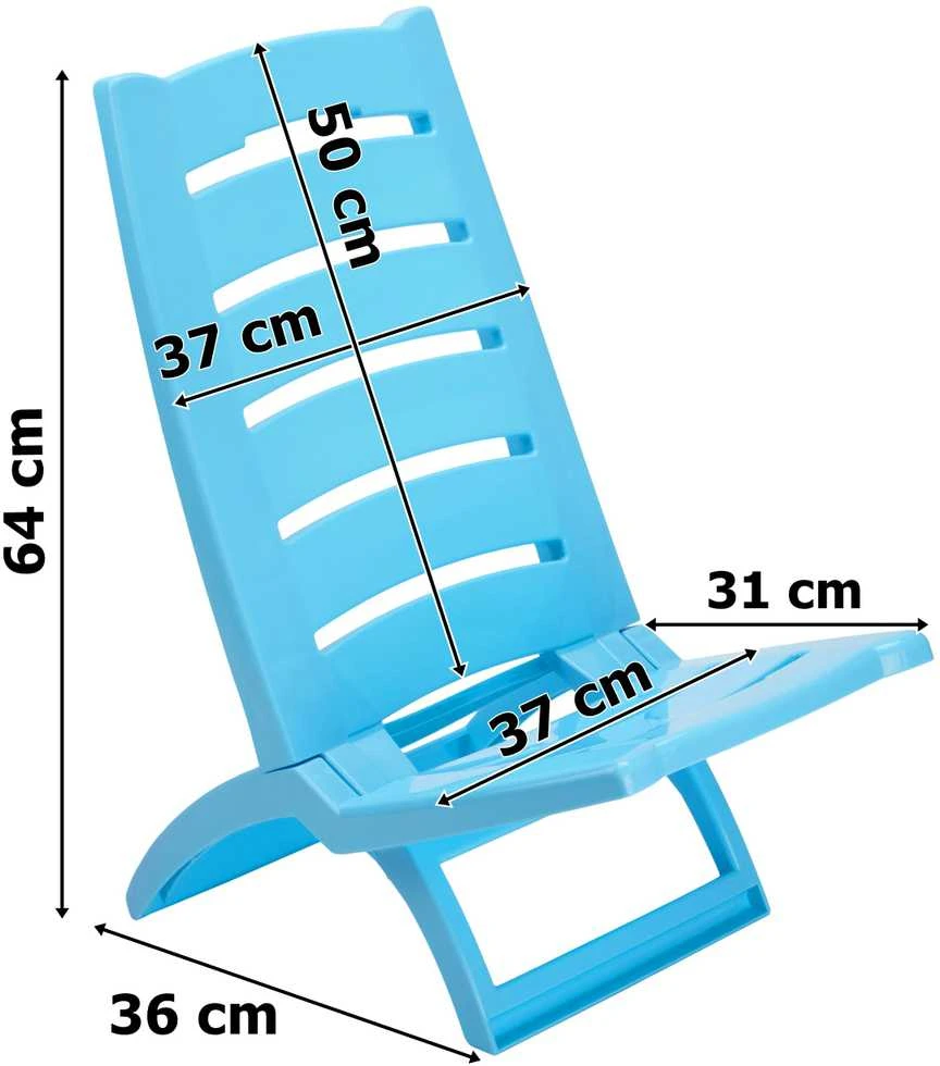 TIRRENO paplūdimio kėdė, mėlyna