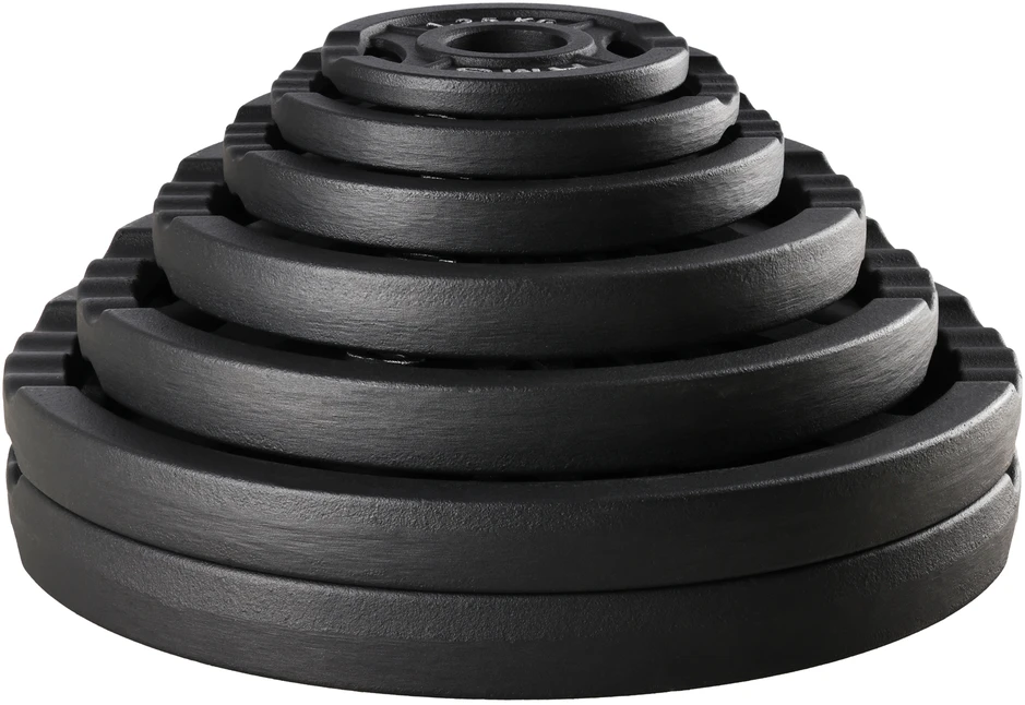 TOD05 olimpinė lėkštė, juoda, 5kg, HMS