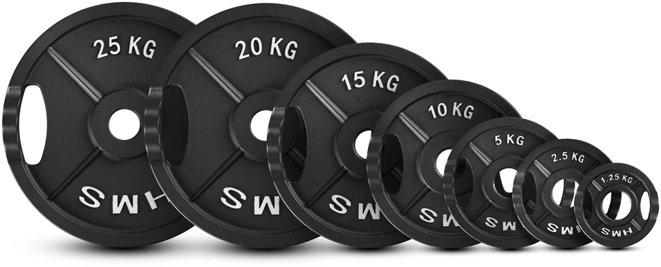 TOD25 olimpinė lėkštė, juoda, 25 kg, HMS