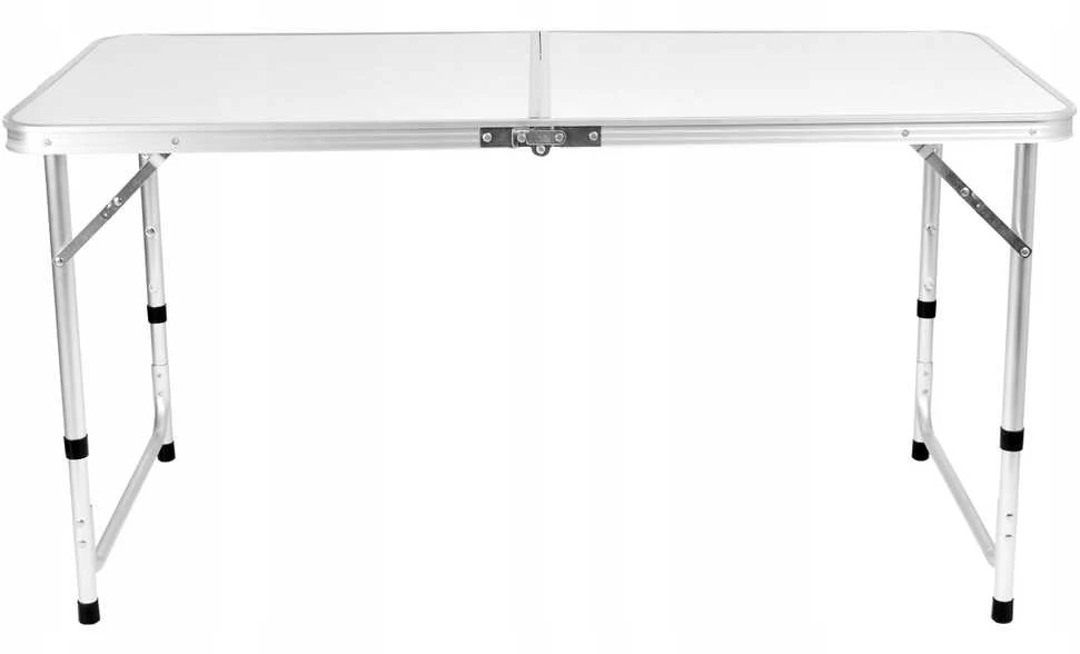 TRIP sulankstomas stovyklavimo stalas 120x60 cm baltas