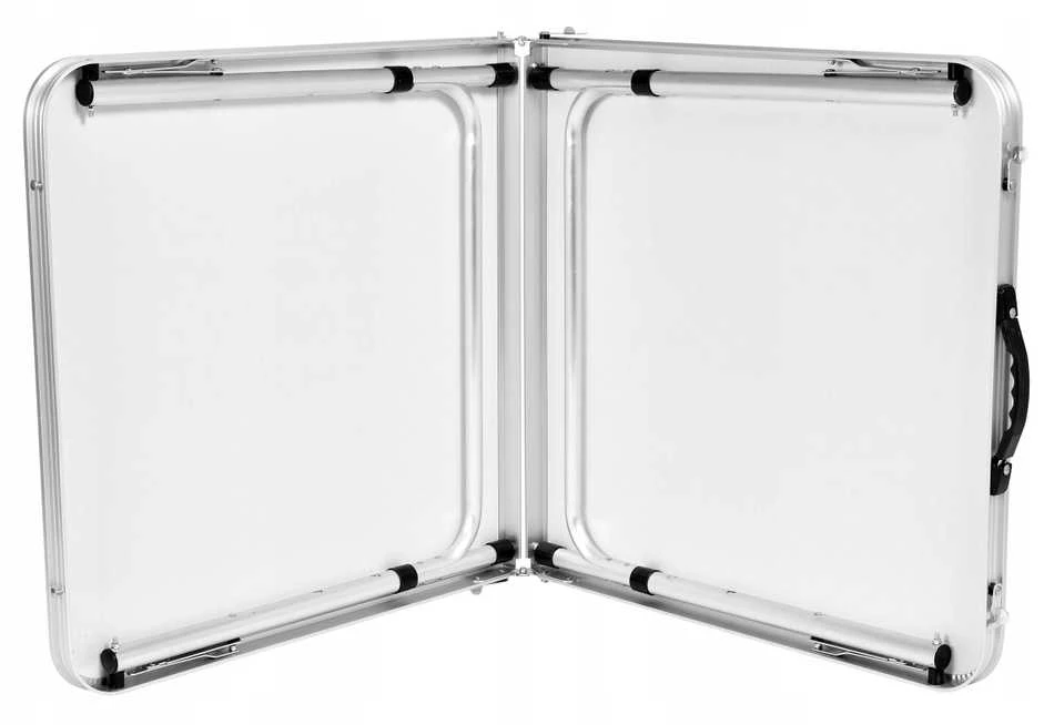 TRIP sulankstomas stovyklavimo stalas 120x60 cm baltas