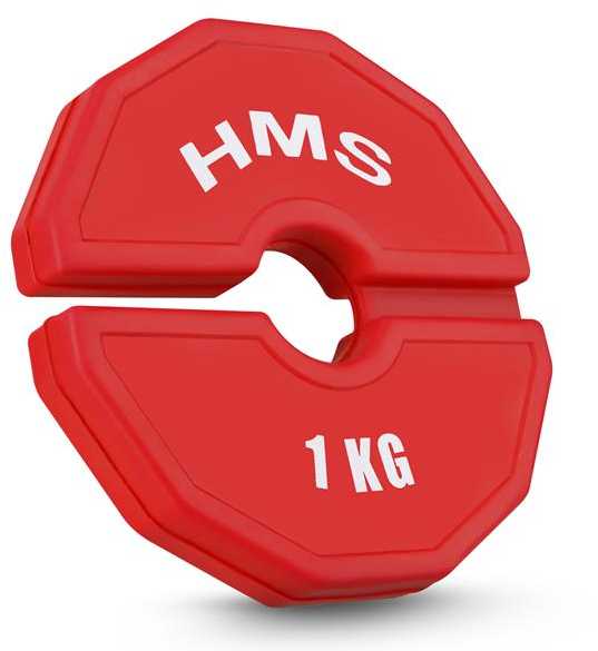 TSN100 PLOKŠTELĖ JĖGOS TRENIRUOTĖMS IR FITNESO ĮRANGAI, PERKLAIDA TIPO 2 x 1 KG HMS