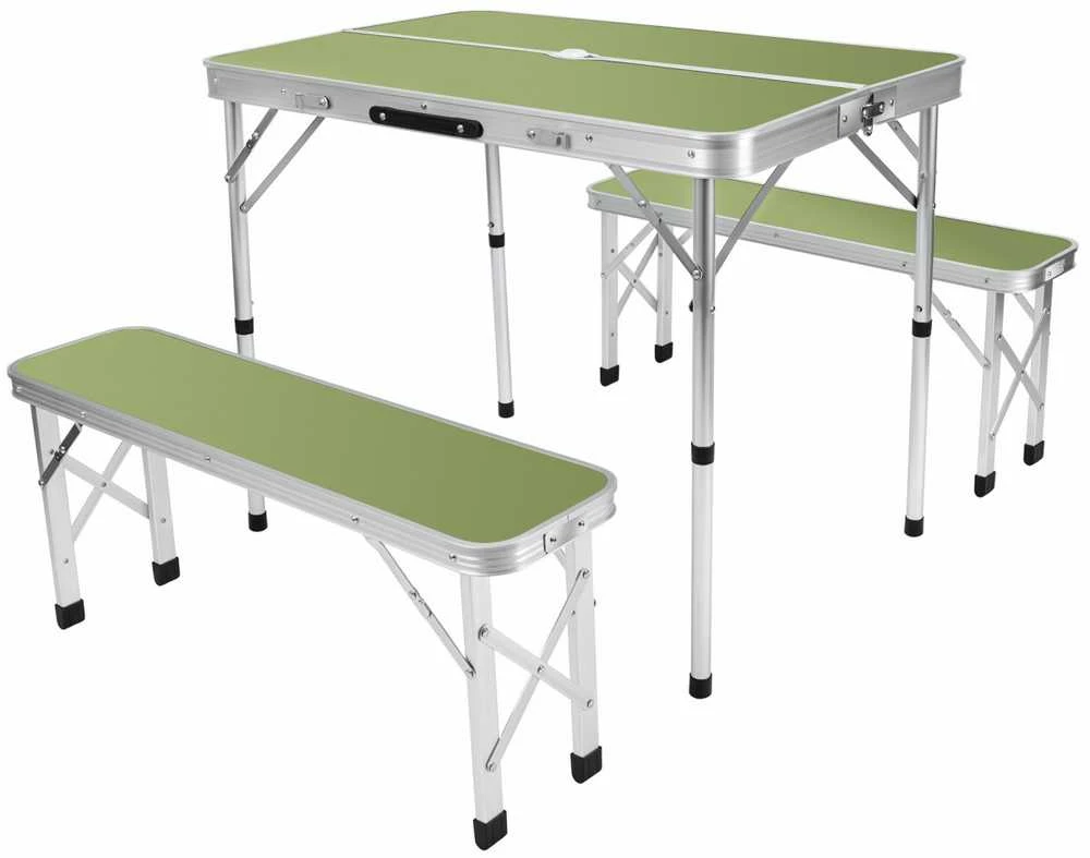 TURISTINIS SULANKSTAMAS STALAS 90X60X70 CM IR 2 SUOLIAI 87X23X39 CM