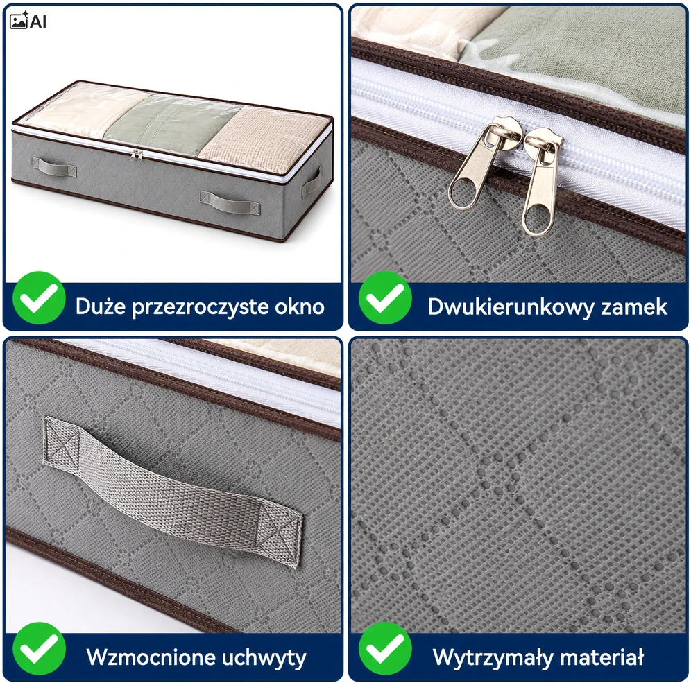 Universalūs drabužių, antklodžių ir žaislų organizatoriai - Moreno