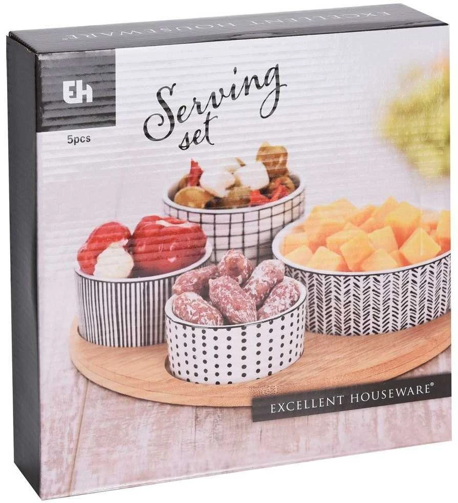 Užkandžių RINKINYS 4 DUBULIAI + LENTA