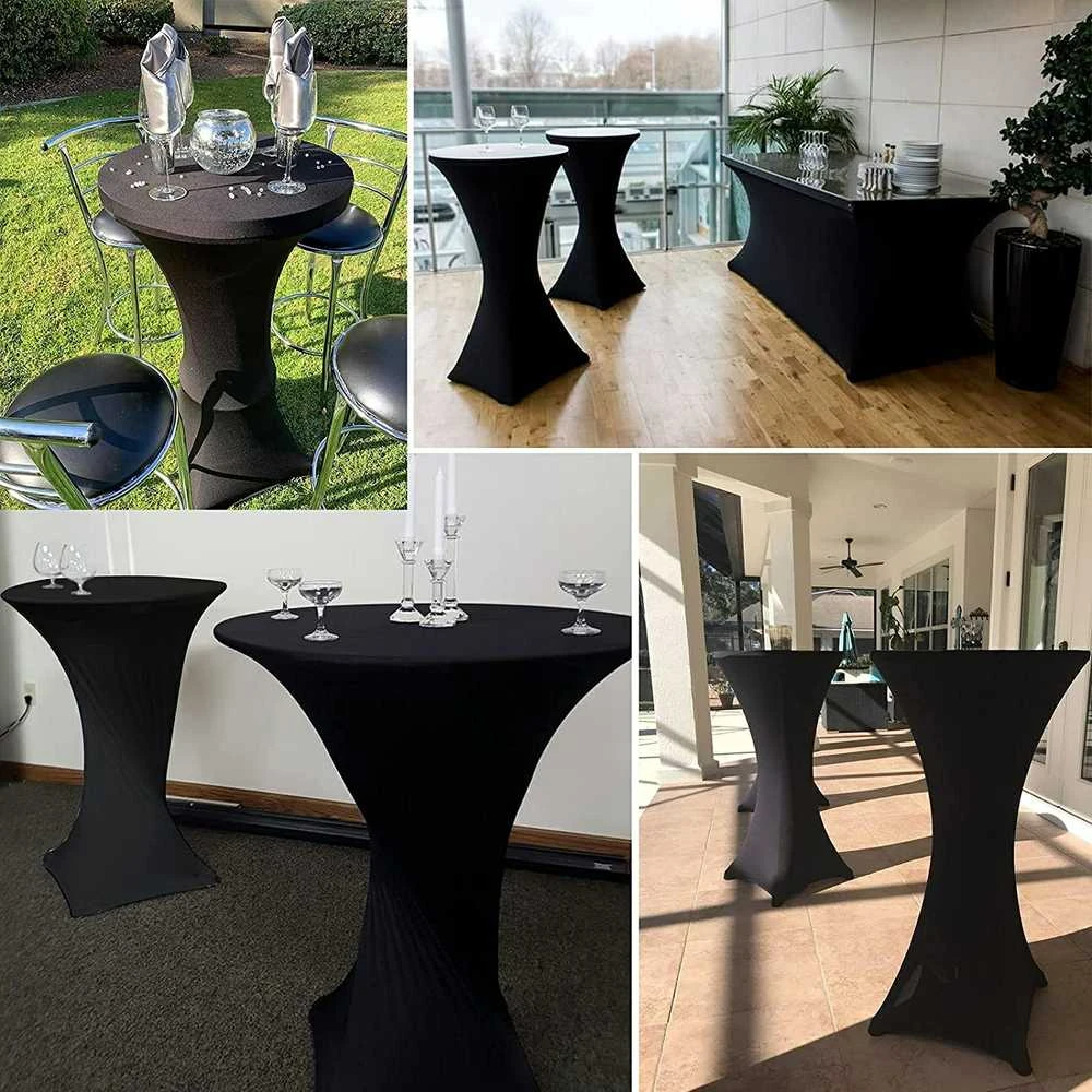 Užvalkalas juodam kokteilių stalui, 80 cm
