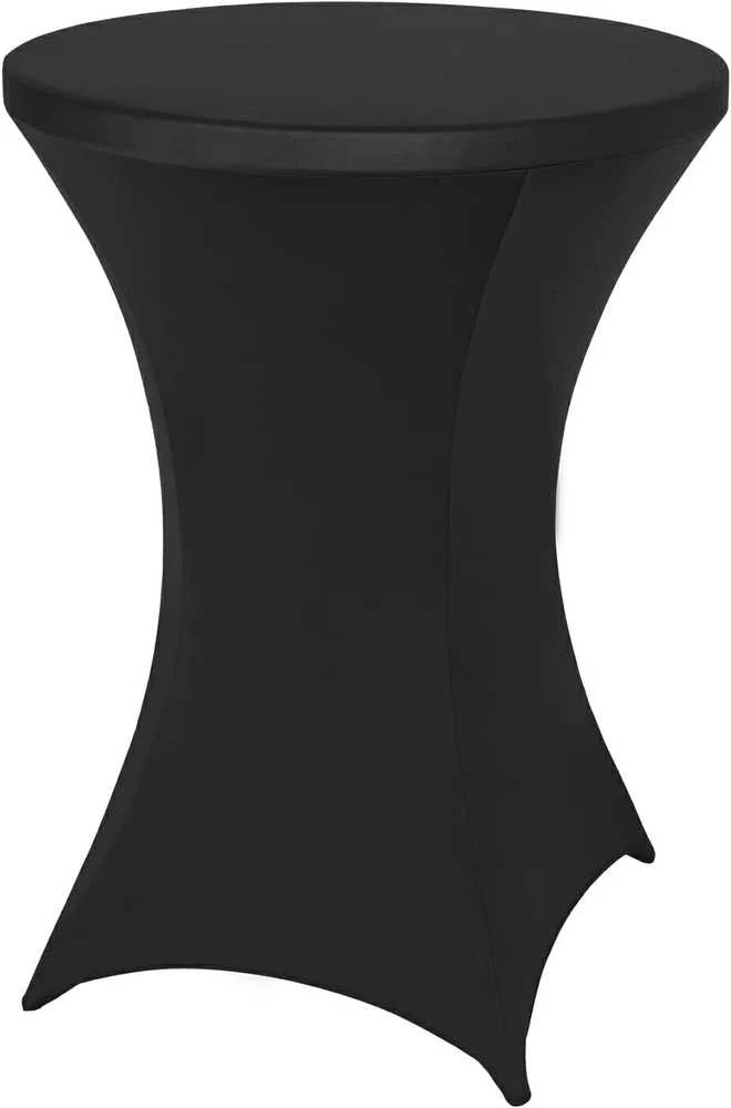 Užvalkalas juodam kokteilių stalui, 80 cm