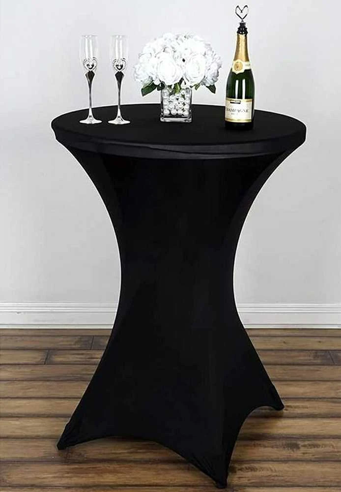 Užvalkalas juodam kokteilių stalui, 80 cm