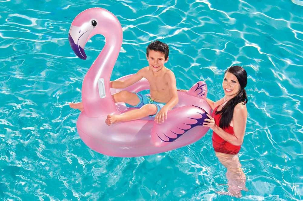 Vandens plaukimo čiužinys vaikams Flamingo Vienvietis pripučiamas pripučiamas
