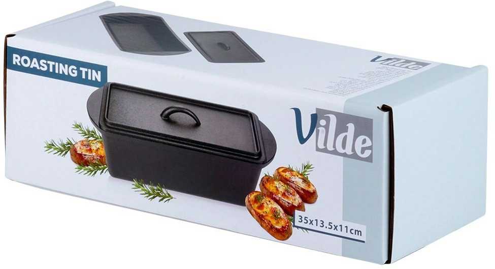 VILDE ketaus duonos forma su dangteliu 35 cm 3 L