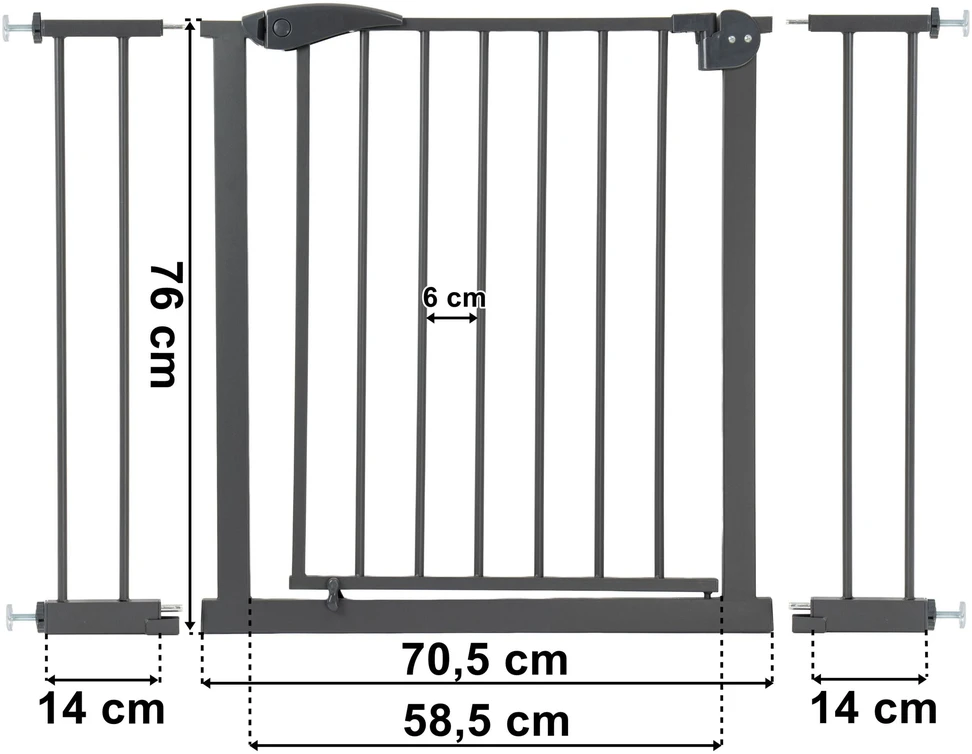 VILO apsauginiai varteliai 75–118 cm