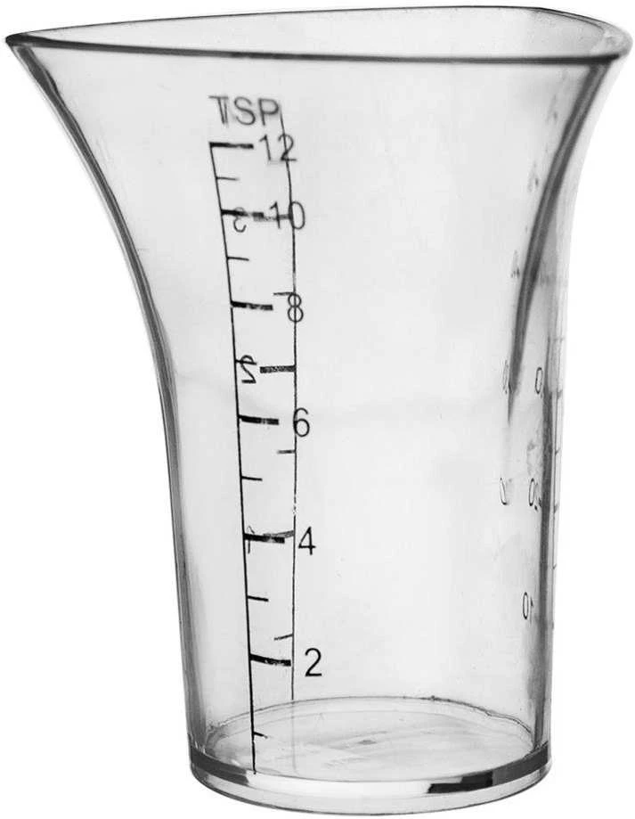 Virtuvinės svarstyklės Virtuvinis matavimo puodelis barmeno stiklas 60 ml