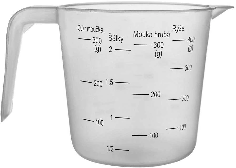 Virtuvinės svarstyklės Virtuvinis matavimo puodelis matavimo puodelis 500 ml