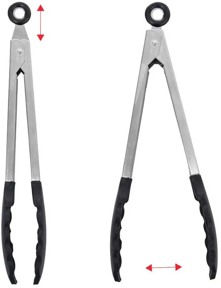 Virtuvinės žnyplės sukamam serviravimui ant grotelių, 27 cm