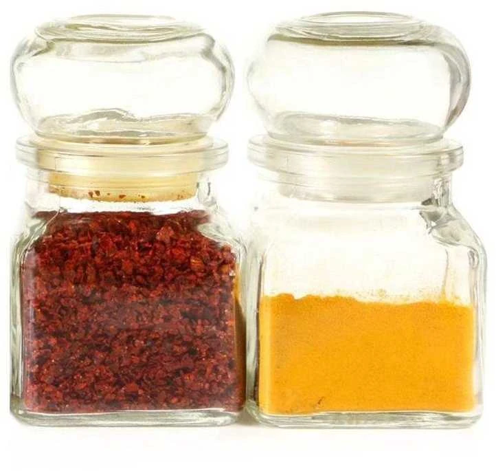 Virtuvinis indelis stiklinis indelis prieskonių indelis 120 ml