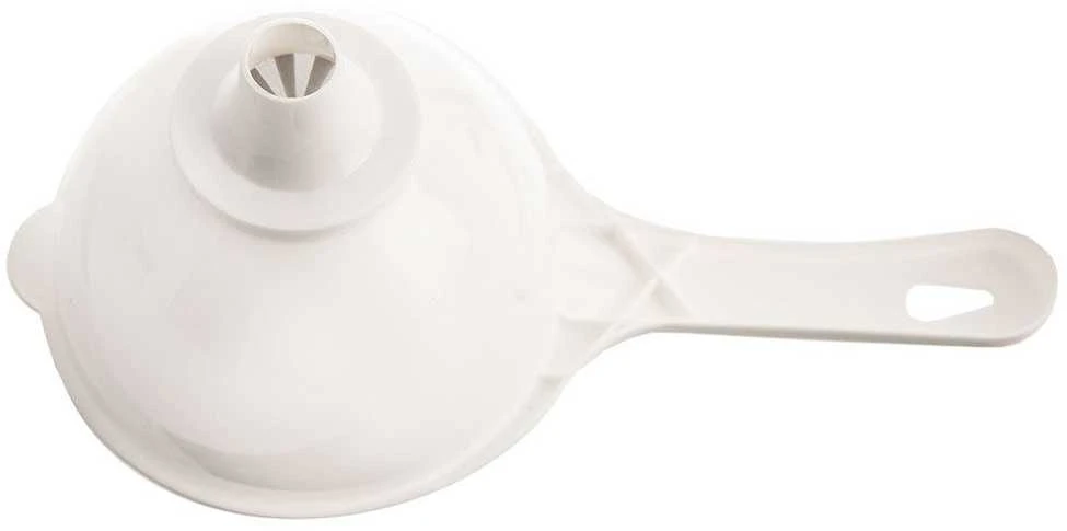 Virtuvinis piltuvas su sieteliu vyno buteliams, alui, sultims, 11,5 cm