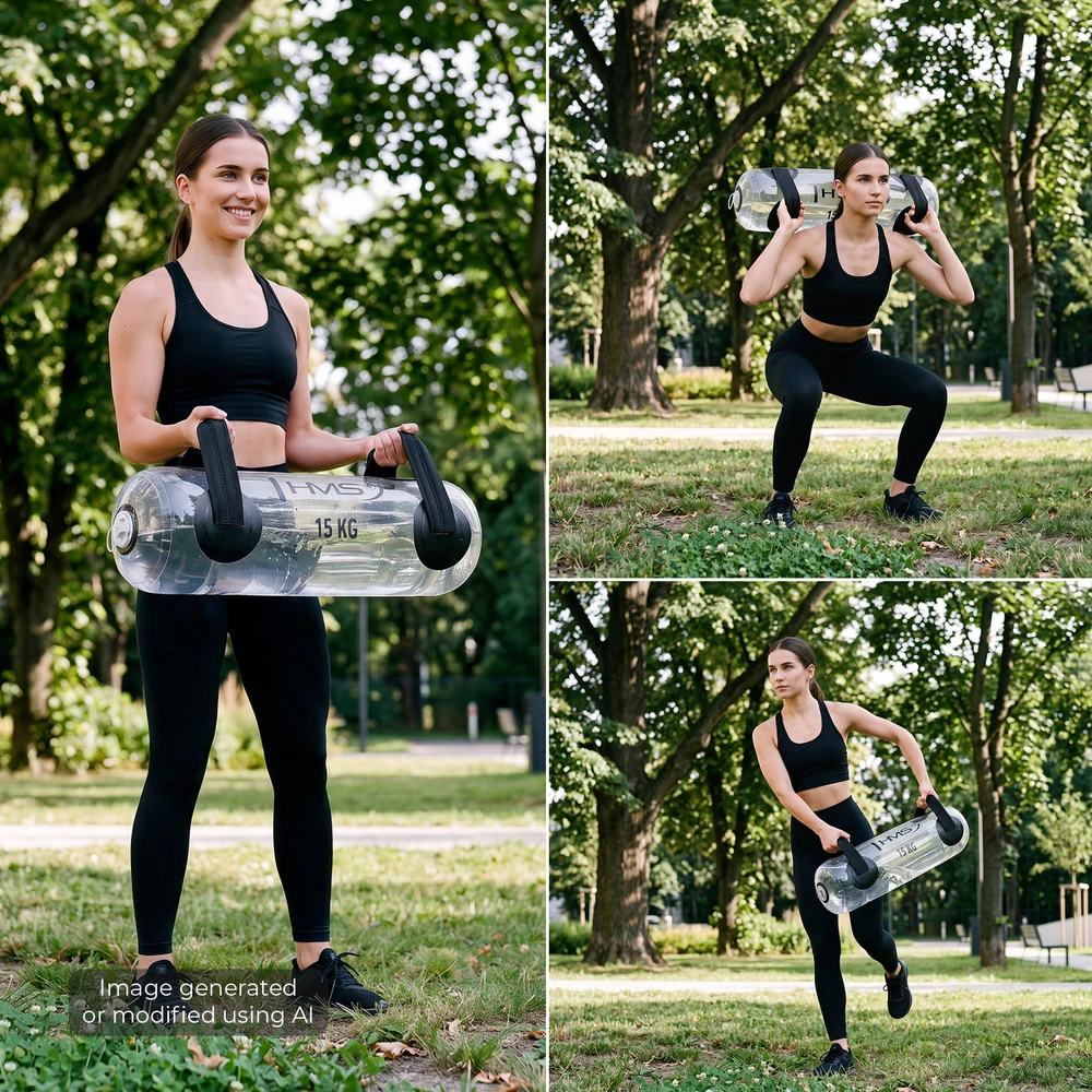 WAB15 Vandeniu pripildomas bokso maišas AQUA POWERBAG 15 KG HMS