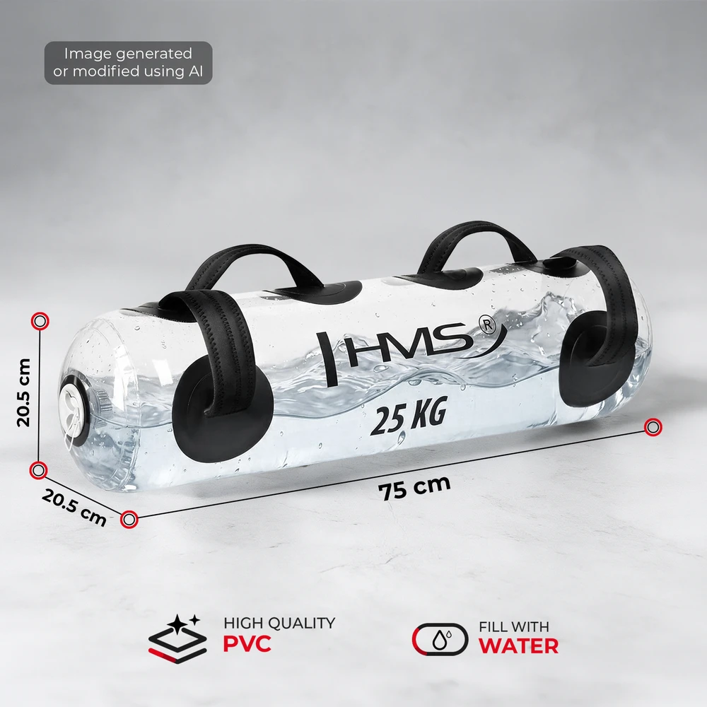 WAB25 Vandeniu pripildomas bokso maišas AQUA POWERBAG 25 KG HMS