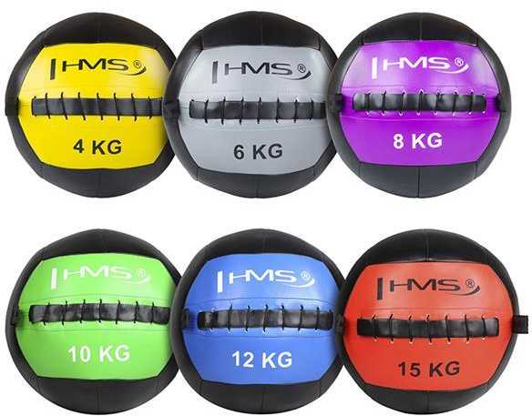 WLB 15 KG WALL BALL HMS pratimų kamuolys
