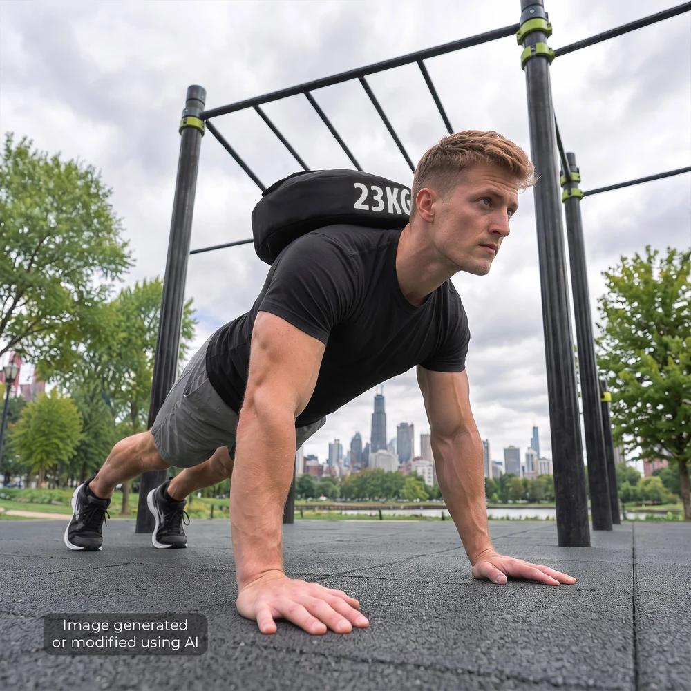WSN23 smėlio maišas „Strongman“ bokso maišui, skirtas pripildyti 23 kg HMS