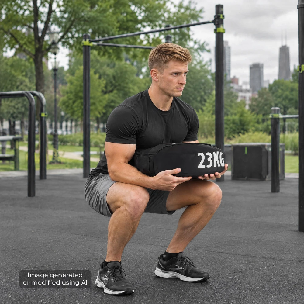 WSN23 smėlio maišas „Strongman“ bokso maišui, skirtas pripildyti 23 kg HMS