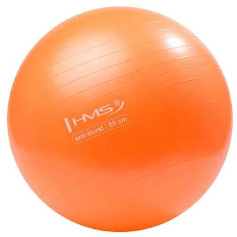 YB02 55 cm ANTISPRŪGIMO ORANŽINĖ HMS GIMNASTIJOS KAMULIUS