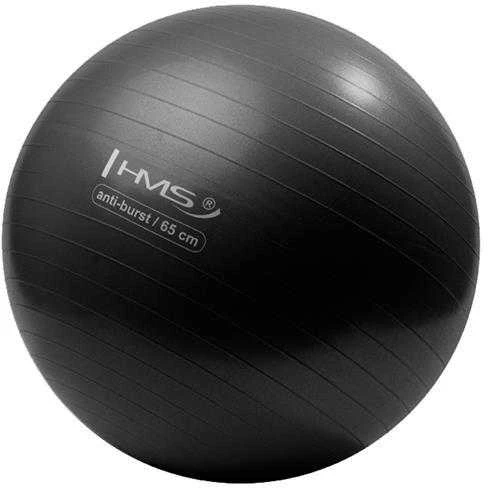 YB02 65 cm ANTISPRŪGIMAS Juodas HMS GIMNASTINIS KAMUOLIS