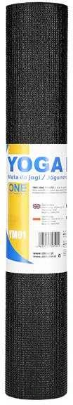 YM01 Juodas ONE FITNESS YOGA MAT