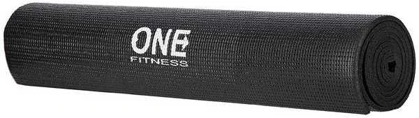YM02 Juodas ONE FITNESS YOGA MAT