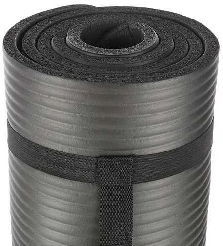 YM04 Juodas YOGA MAT HMS