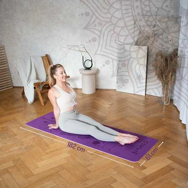 YM10 TPE YOGA MAT VIOLETAS HSE