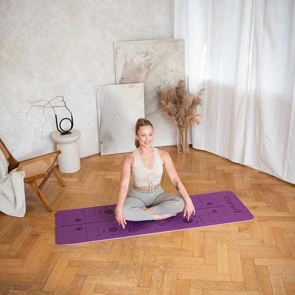 YM10 TPE YOGA MAT VIOLETAS HSE