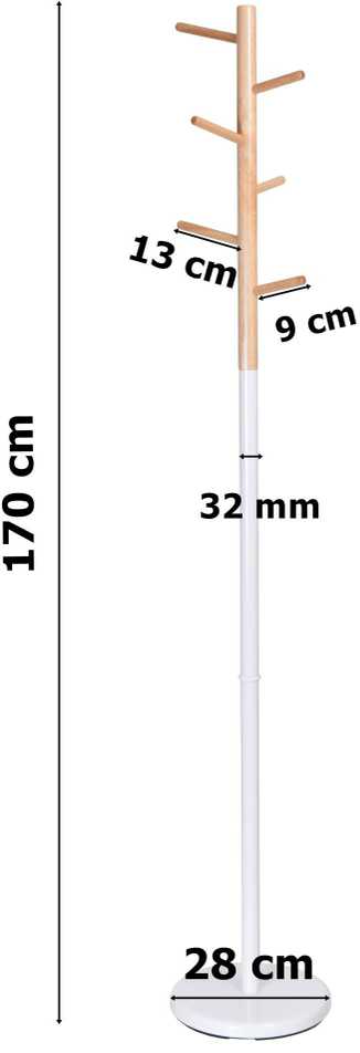 Zita stovima kabykla 170 cm juoda