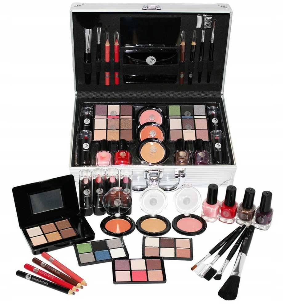 2K Games 2K All About Beauty Train Case Makeup Palette dekoratyvinės kosmetikos rinkinys lagaminėlyje, 60,2 g